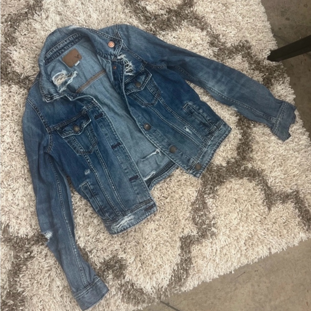 Distressed Denim Jacket